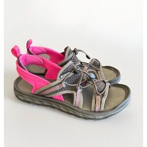 Columbia women's TechLite sandals featuring hydrophobic webbing straps Size 8